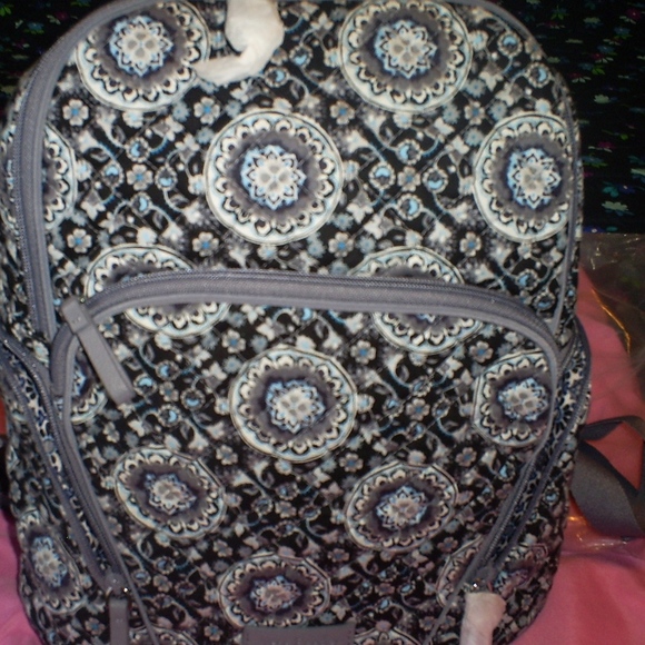 charcoal medallion vera bradley backpack